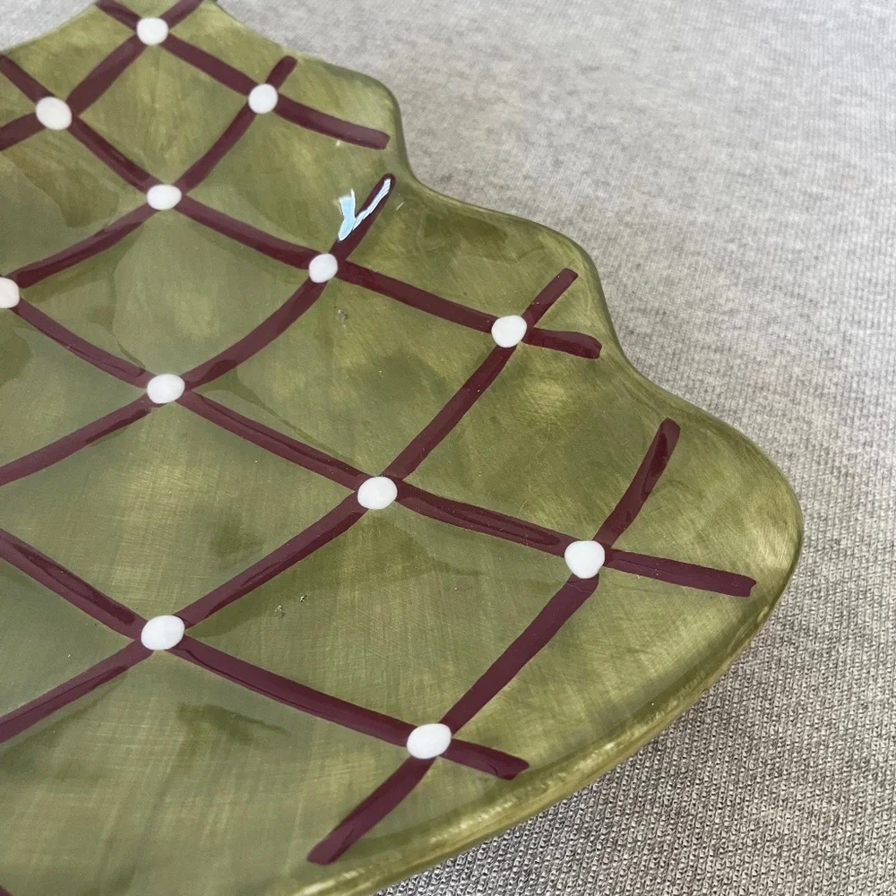 Pottery Barn Christmas Tree Plate
